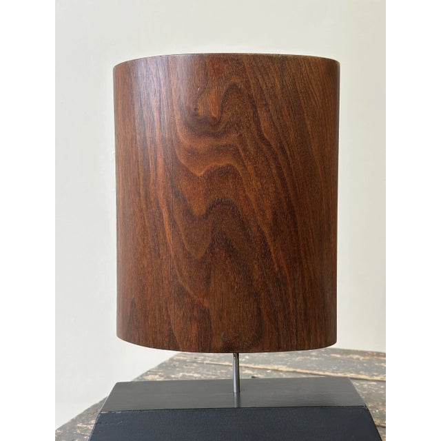 Vintage Large-Scale Teak Teardrop Fin Sculpture Mounted to Painted Wood Base by Paul Bechtold, Circa Mid 20th Century For Sale - Image 12 of 15