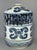 Mid 19th Century China Vintage Blue‑and‑White Porcelain Hollow‑Out Floral Incense Burner For Sale - Image 5 of 9