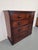 Wood Large Antique Chest of Drawers in Mahogany For Sale - Image 7 of 8