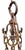 Vintage Round Iron Quatrefoil Chandelier For Sale - Image 17 of 18
