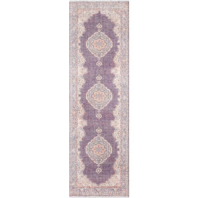 2020s Momeni Helena Saloni Plum 3' X 5' Area Rug For Sale - Image 5 of 9