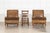 Circa 1920 Pair English Early 20thC Sprung Leather Armchairs For upholstery W75.5 x D72 x H87.5 cm Seat height inc cushion...