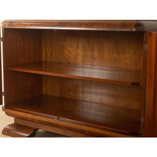 Brown Vintage Art Deco Sideboard, 1920s For Sale - Image 8 of 10
