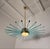 1980s Green Glass and Brass Sputnik Chandelier, Italy, Mid Century Modern For Sale - Image 4 of 11