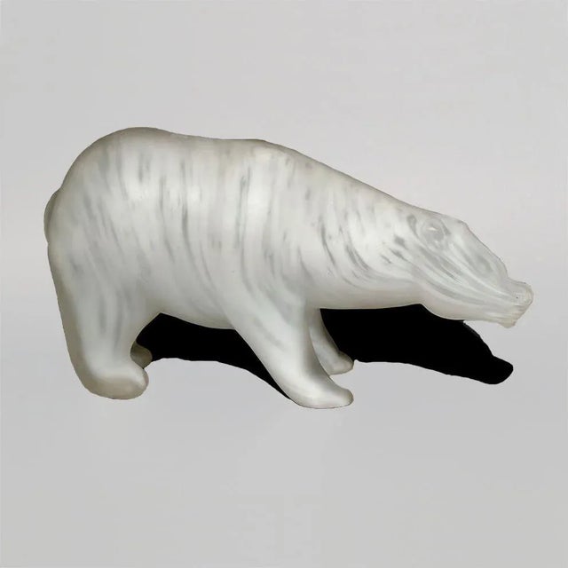 Orso Polare Sculpture by Walter Furlan and Salviati & C, 1970s For Sale - Image 7 of 9
