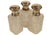 Antique Victorian Burr Walnut and Continental Silver Tantalus with Cut Glass Decanters, Set of 4 For Sale - Image 12 of 14