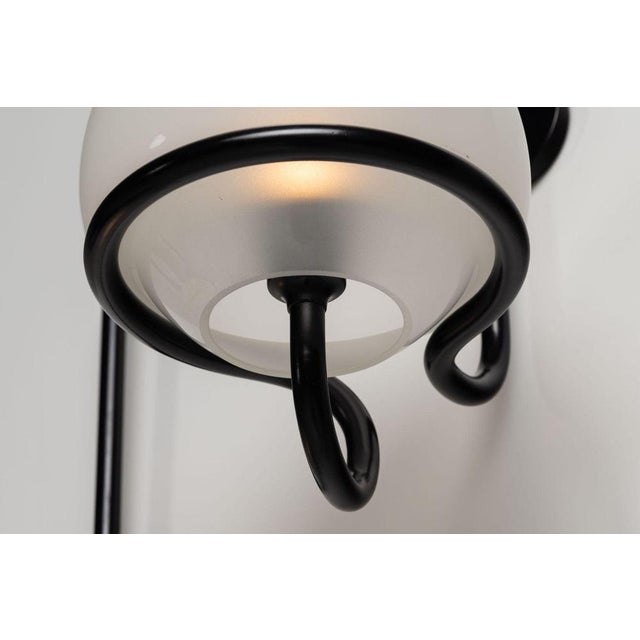 Glass and Metal Model 154 Wall Lamp by Sergio Asti for Arteluce, Italy, 1964 For Sale - Image 18 of 18