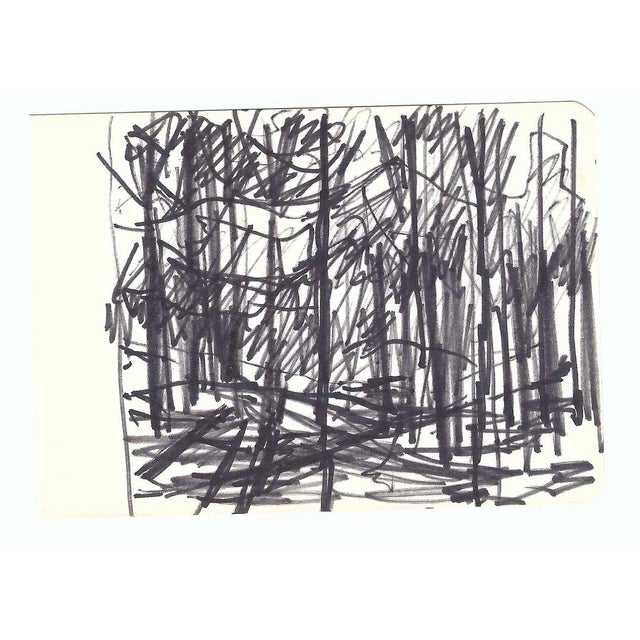 Drawing on paper by Robert Henry Angeloch (1922-2011). Bearing estate stamp on the back. Bob Angeloch was born in Richmond...