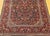 Vintage Persian Kashan Area Rug, Hand-Knotted Wool, Floral Pattern, Red & Navy, 5x7 For Sale - Image 12 of 17