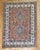 An early 20th century Persian Shiraz small accent square size tribal rug in rustic colors. circa 1930 Measures: 5.10" x 7.1".