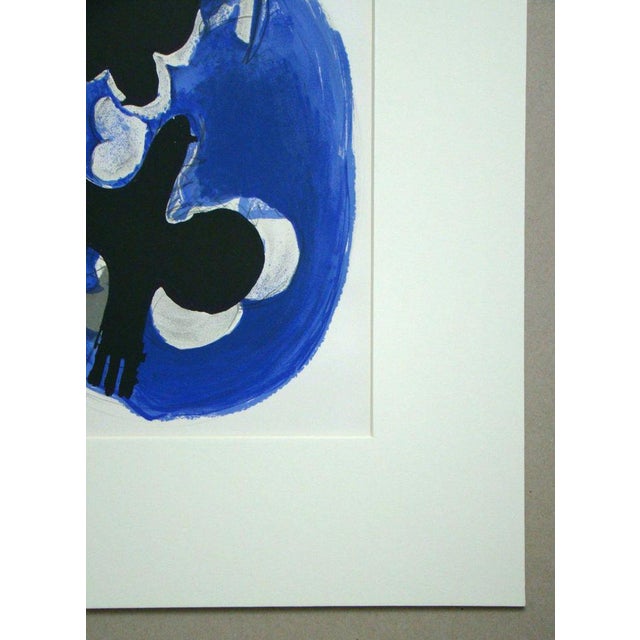 Georges Braque, Two Birds on a Blue Background, 1955, Original Lithograph For Sale - Image 7 of 13