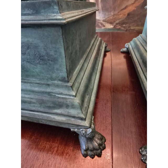 Grand Tour Antique Museum Pair Bronze Sphinx Set For Sale - Image 3 of 14