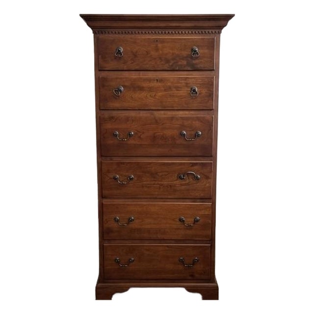 Vintage Lexington "The World of Bob Timberlake" Solid Cherry 6-Drawer Lingerie Chest For Sale