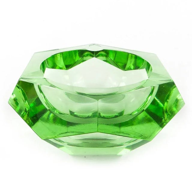 Art Deco Ashtray from Moser, Former Czechoslovakia, 1950s For Sale - Image 4 of 7