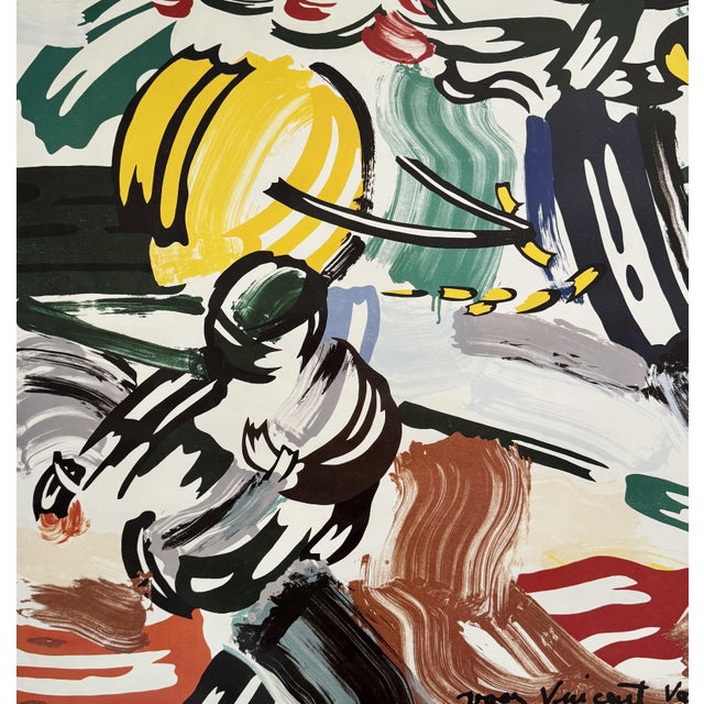 Roy Lichtenstein, The Sower, Offset Lithograph, 1985 For Sale - Image 3 of 5
