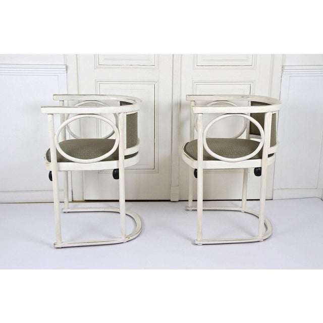1900 - 1909 Antique Art Nouveau Armchairs by Josef Hoffmann, 1905, Set of 2 For Sale - Image 5 of 15