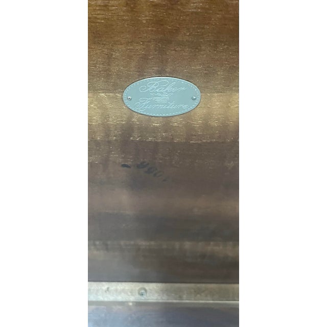 Baker Furniture Bill Sofield Two-Tiered Accent Table For Sale - Image 12 of 12