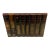 Vintage Theodore Alexander Style Trompe L’oeil Wood Book Spine Library Facade For Sale