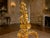 Mid 20c Italian Baroque Gold Red Velvet Side Chairs - Pair For Sale - Image 4 of 8