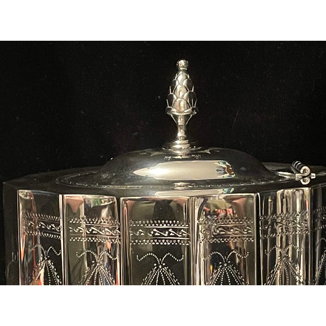 Tiffany and Co. 1920s Tiffany & Company Paul Revere Fluted Panel Silverplate Tea Set For Sale - Image 4 of 12