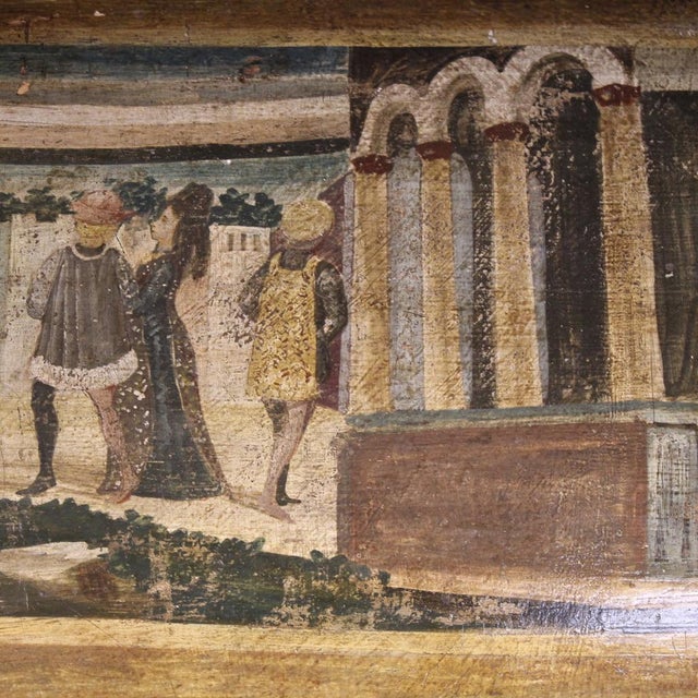 Beige Italian Painted Chest, 1950s For Sale - Image 8 of 14