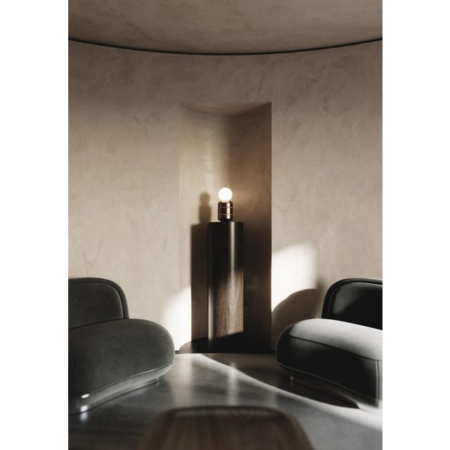 Ceramic Base Spot Table Lamp by Svitanok For Sale - Image 6 of 10