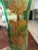 1950s Vintage 50s Green Glass Vase For Sale - Image 5 of 8