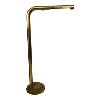 Modern Brass Waterfall Floor Lamp For Sale