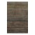 Rug & Kilim’s Textural Rug in Green and Brown Stripes and Striae For Sale