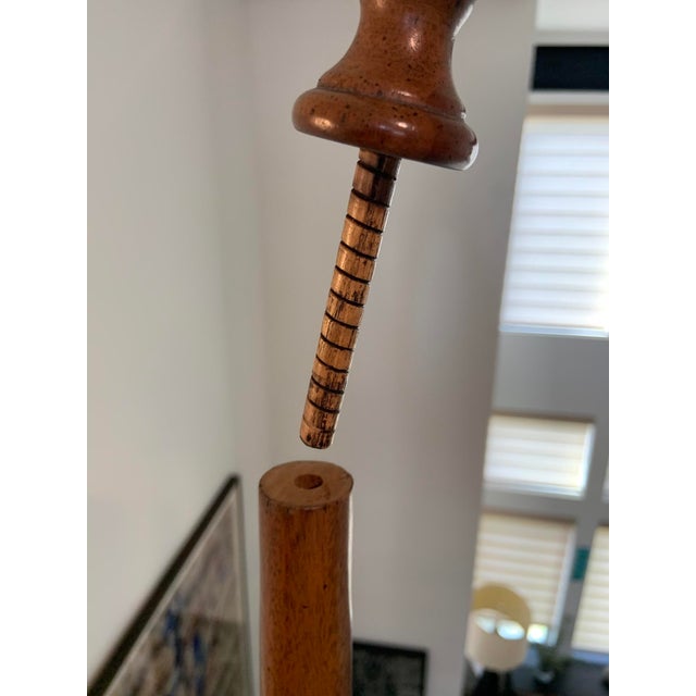 1965 Davis Cabinet Co. Mahogany Four-Post Bedframe For Sale - Image 10 of 14