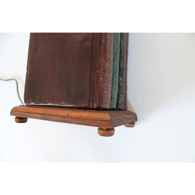 Vintage Faux Books Table Lamp For Sale - Image 9 of 16