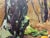 1970s Oil Painting Mushroom Glade Moses Faybovich Gantman For Sale - Image 6 of 10