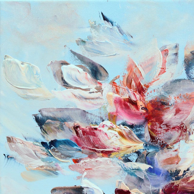 Desert Awakenings - Large Neutral Abstract Landscape Acrylic Painting on Canvas by Ve Boisvert For Sale - Image 4 of 9