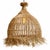 Textile Telum Grass Fringe Coastal Tribal Pendant Light Large For Sale - Image 7 of 11