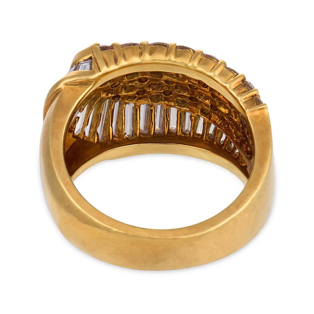 Mayor's Vintage 2.47 Carat Diamond 18k Yellow Gold Ring, Size 6 For Sale In Los Angeles - Image 6 of 7