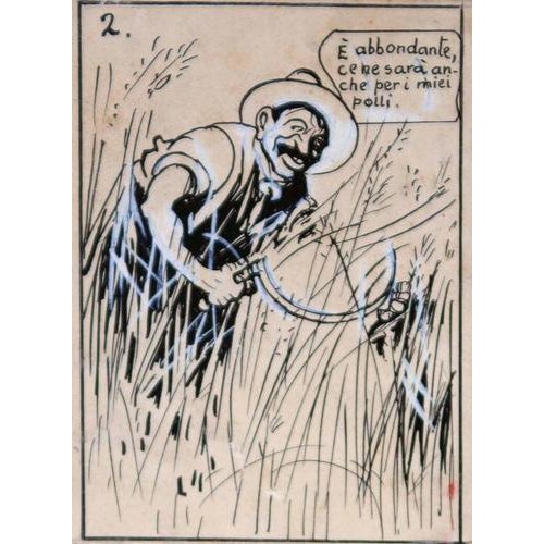 China ink drawing and white lead on paper. Not signed. Very good condition. This piece is attributed to the mentioned...