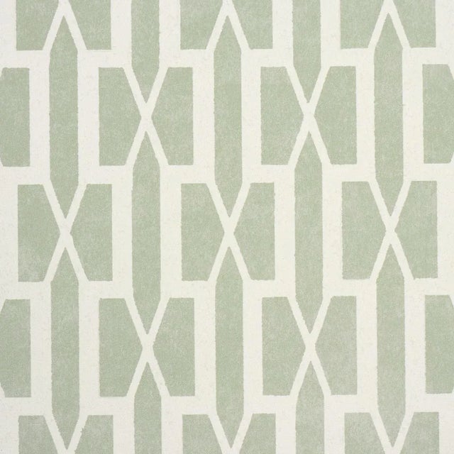 Contemporary SAMPLE - Schumacher x Veere Greeney Belvedere Wallpaper In Celadon For Sale - Image 3 of 4