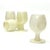 Mid 20th Century Translucent White Afghan Jade Goblets - Set of 4 For Sale - Image 5 of 7