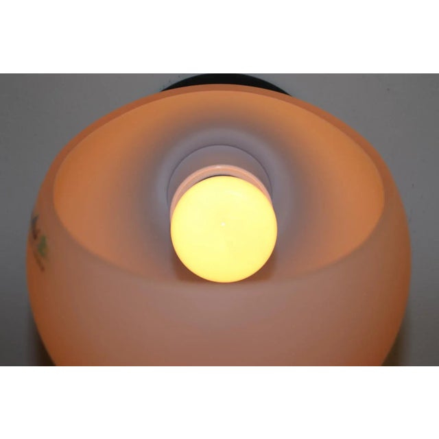 Glass Modern Murano Rose Glass Wall Lamp For Sale - Image 7 of 13