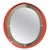 Italian Space Age Round Red Lacquer and Smoked Glass Mirror, 1970s For Sale - Image 10 of 10