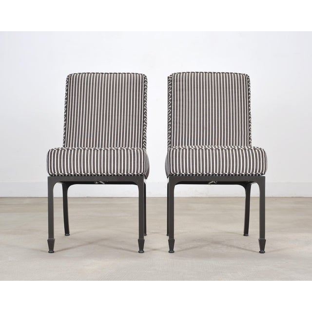 2000 - 2009 Set of 16 McKinnon and Harris Beaufort Garden Dining Chairs For Sale - Image 5 of 18