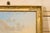 Italian 19th Century Framed Oil on Canvas Painting Depicting Cows in Pastures For Sale - Image 9 of 12