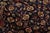 2000 - 2009 Tabriz Rug 6’6” X 9’7” Blue Wool Vintage Traditional Hand-Knotted Carpet For Sale - Image 5 of 15