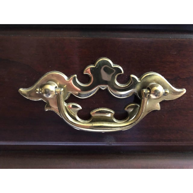 1980s Statton Trutype Americana Cherry End Tables - Set of 2 For Sale In Boston - Image 6 of 11
