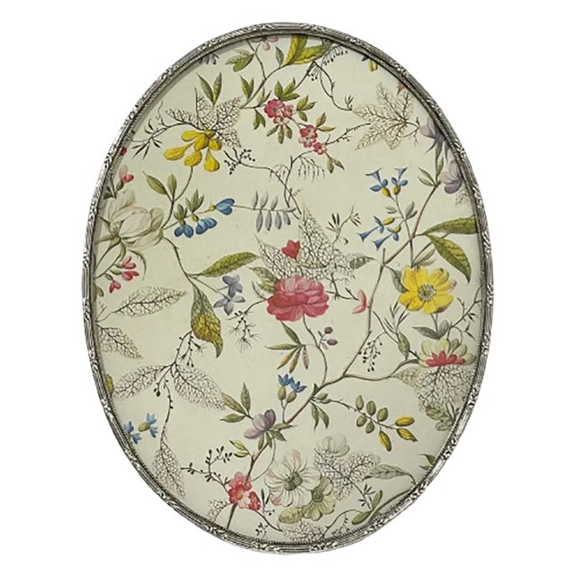 Dutch Oval Silver Hanging Photo Frame by van Eldik & van Der Scheer, 1917-1950 For Sale