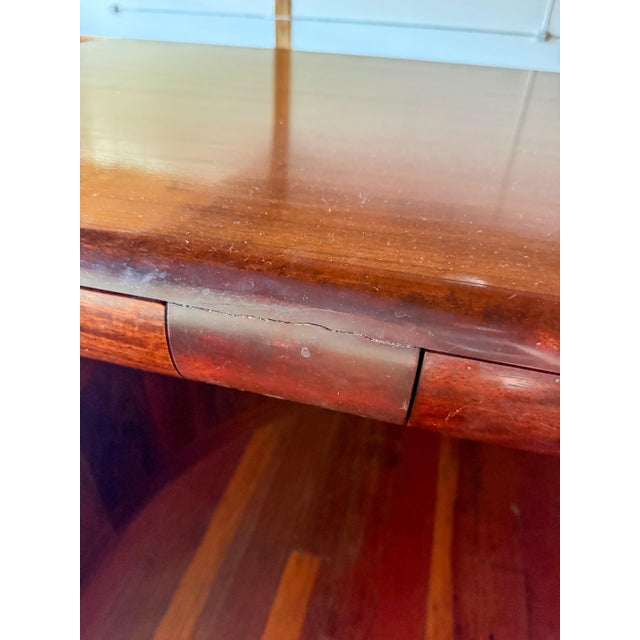 1980s Drylund Super Skyline Rosewood Executive Desk For Sale - Image 14 of 18