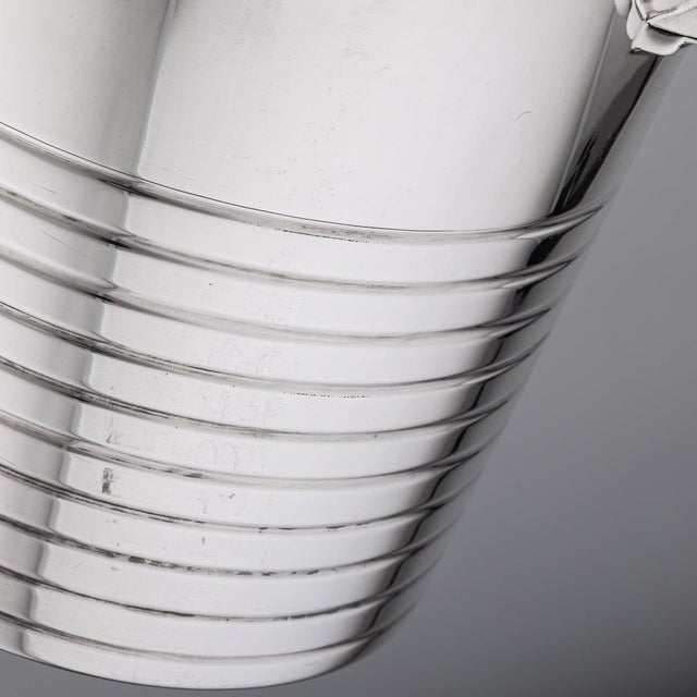 Vintage English Silver Plated Wine Cooler by Elkington & Co, 1960s For Sale - Image 3 of 12