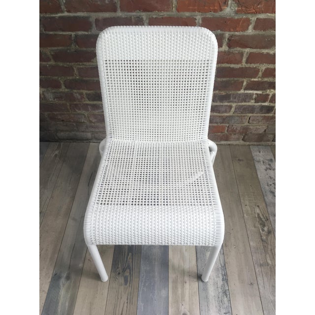 White French Outdoor Chair in Woven Resin by Henri Paris For Sale - Image 8 of 13