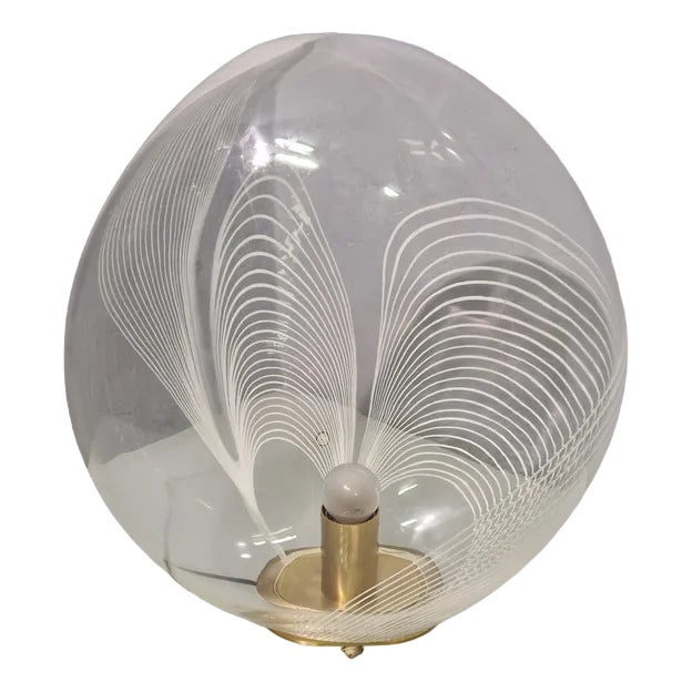 Vintage Glass Table Lamp by Lino Tagliapietra, 1980s For Sale