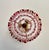 Vintage French Style Crystal Chandelier – Hand-Painted Pink & Ruby Red Prisms For Sale - Image 13 of 18
